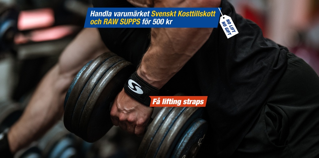 F gva nr du handlar fr 500 kr frn varumrket Svenskt Kosttillskott och RAW Supps